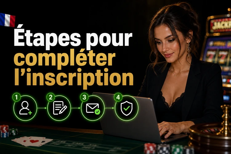Étapes pour compléter l'inscription